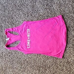 Lime A Rita Pink Tank Top